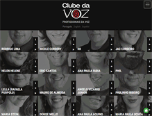 Tablet Screenshot of clubedavoz.com.br